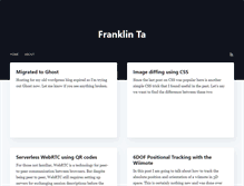 Tablet Screenshot of franklinta.com